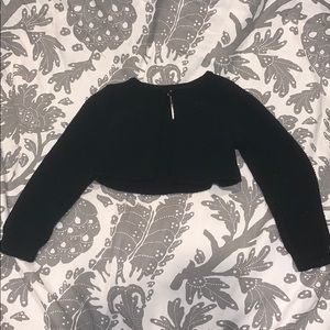 Cat & Jack Long Sleeve Cropped Cardigan Top